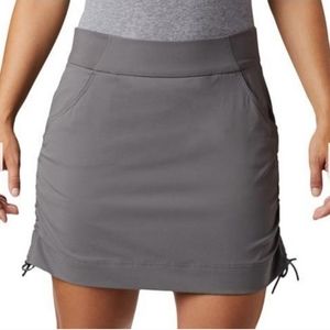 Columbia casual grey skort mini skirt, women's 2X
